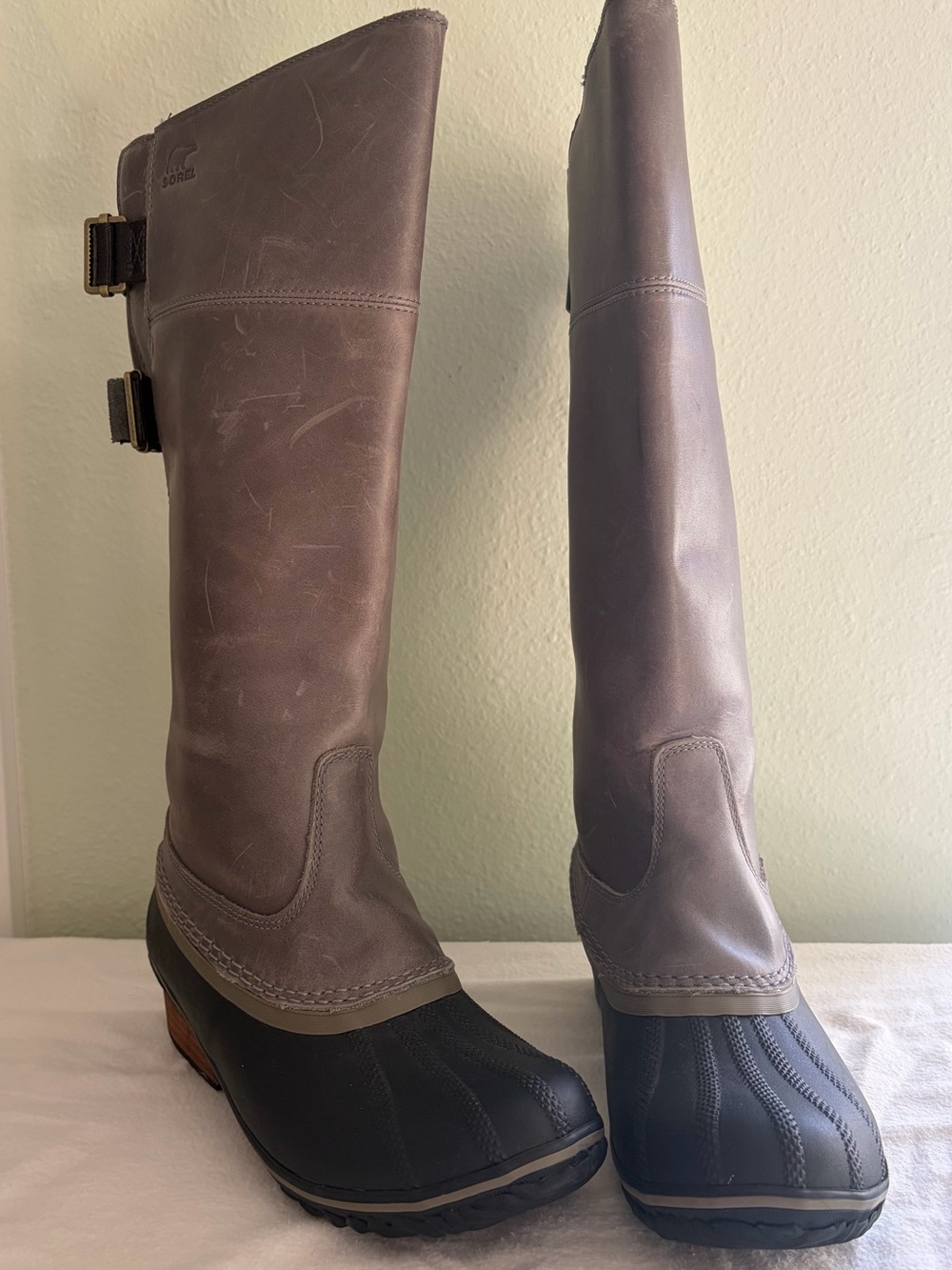 SOREL SLIMPACK TALL II 9 EQUESTRIAN Boot Riding Rain Boot Women Great Condition
